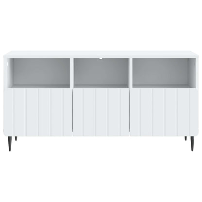 TV Cabinet with Drawer White 102 x 34.5 x 50 cm Engineered Wood