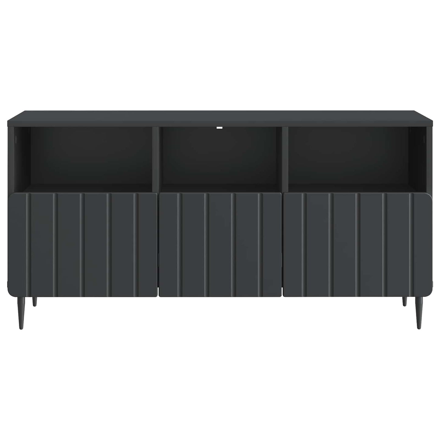 TV Cabinet with Drawer Black 102 x 34.5 x 50 cm Engineered Wood