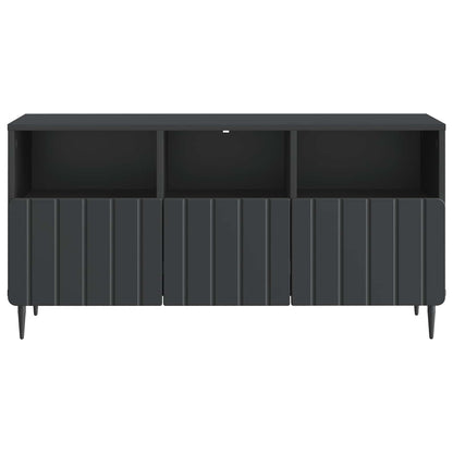 TV Cabinet with Drawer Black 102 x 34.5 x 50 cm Engineered Wood