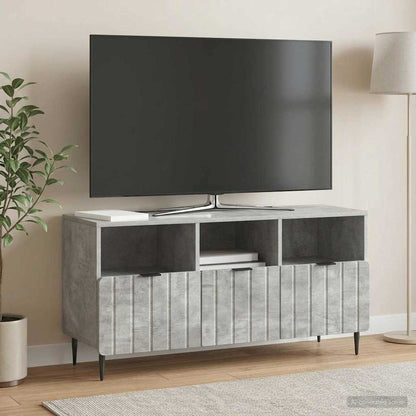 TV Cabinet Concrete Grey 102 x 34.5 x 50 cm Engineered Wood
