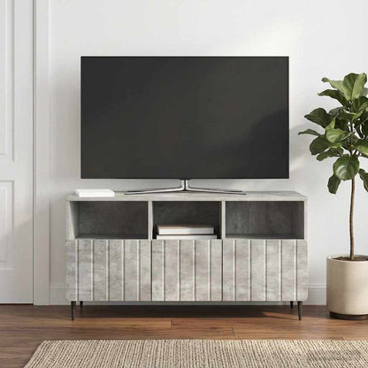 TV Cabinet Concrete Grey 102 x 34.5 x 50 cm Engineered Wood