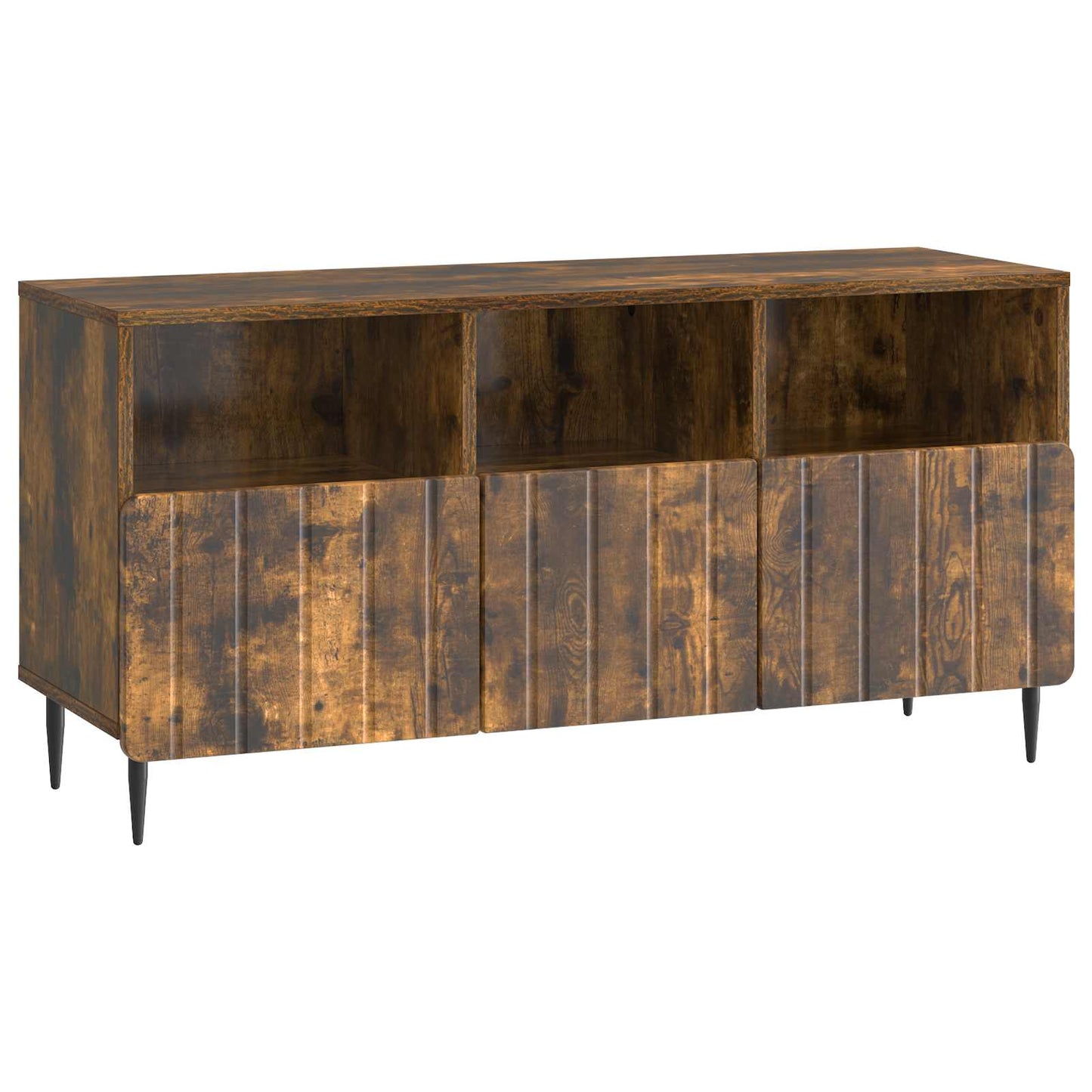TV Cabinet Smoked Oak 102 x 34.5 x 50 cm Engineered Wood