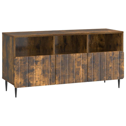 TV Cabinet Smoked Oak 102 x 34.5 x 50 cm Engineered Wood