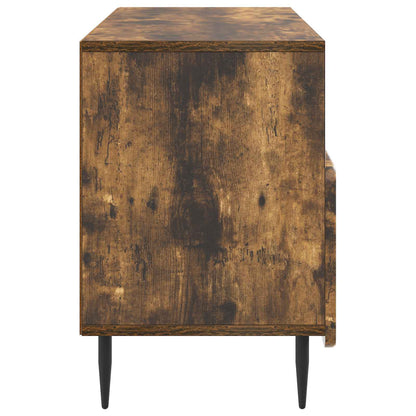 TV Cabinet Smoked Oak 102 x 34.5 x 50 cm Engineered Wood