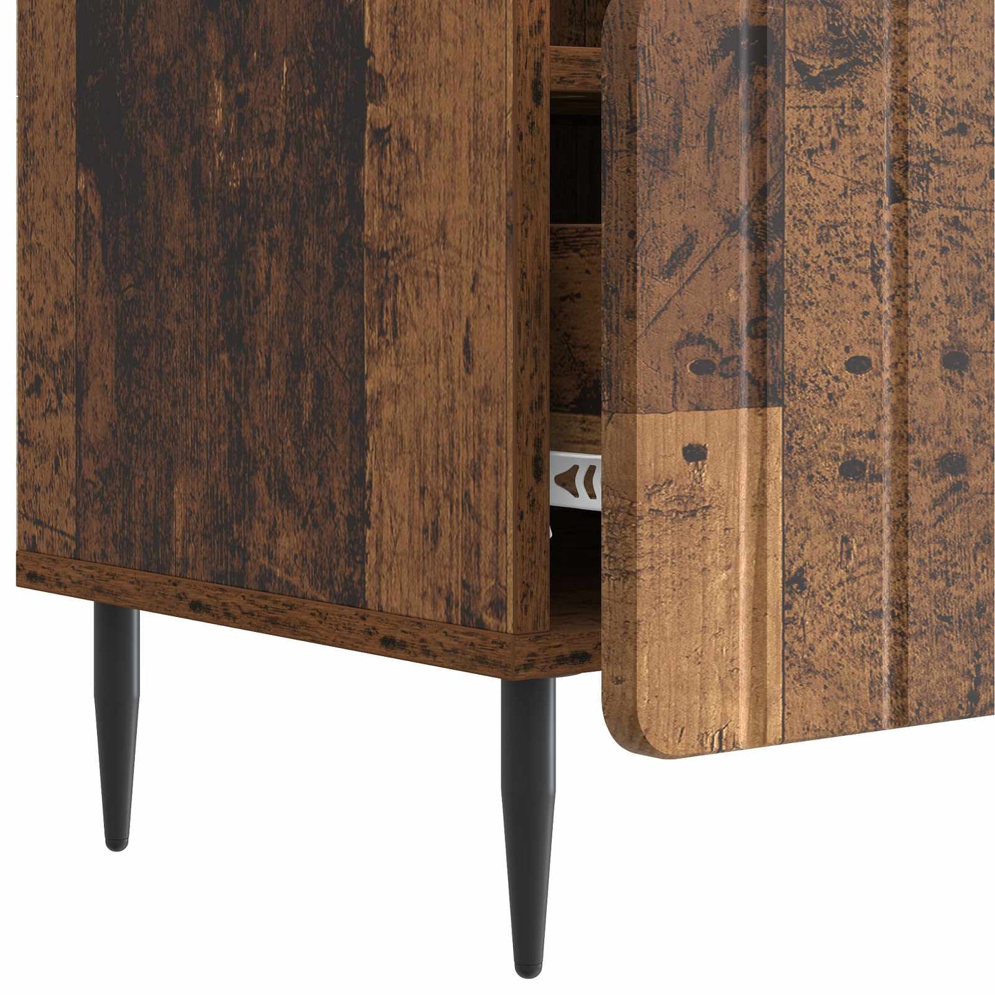 TV Cabinet Old Wood 102 x 34.5 x 50 cm Engineered Wood