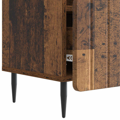 TV Cabinet Old Wood 102 x 34.5 x 50 cm Engineered Wood