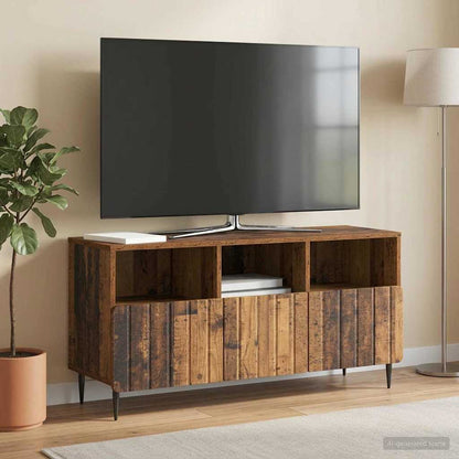 TV Cabinet Old Wood 102 x 34.5 x 50 cm Engineered Wood