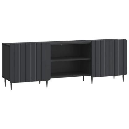 TV Cabinet Black 150 x 31 x 52 cm Engineered Wood