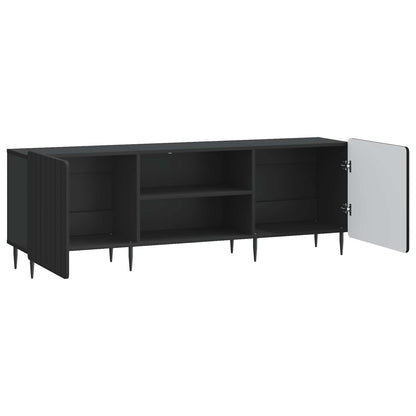 TV Cabinet Black 150 x 31 x 52 cm Engineered Wood