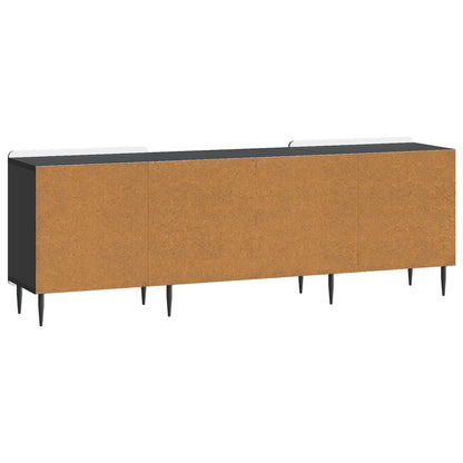 TV Cabinet Black 150 x 31 x 52 cm Engineered Wood