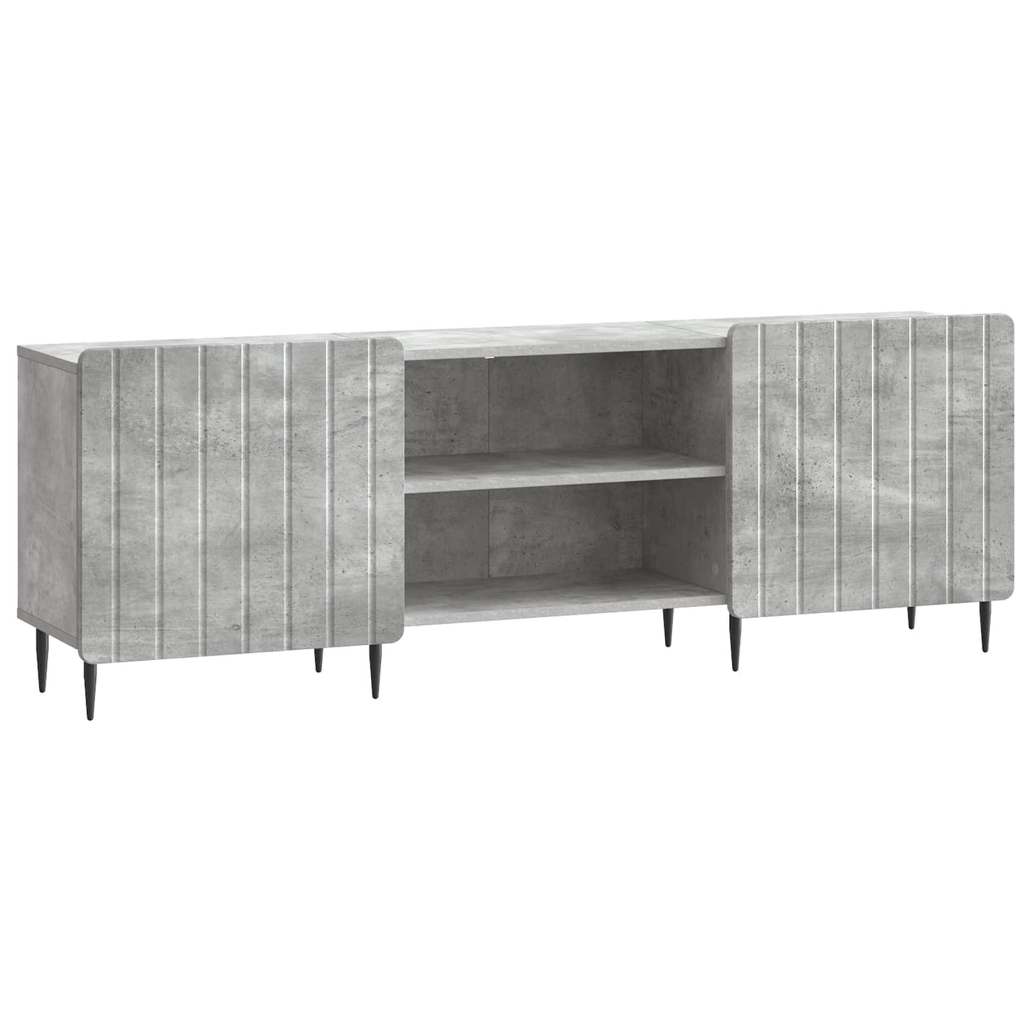 TV Cabinet Concrete Grey 150 x 31 x 52 cm Engineered Wood