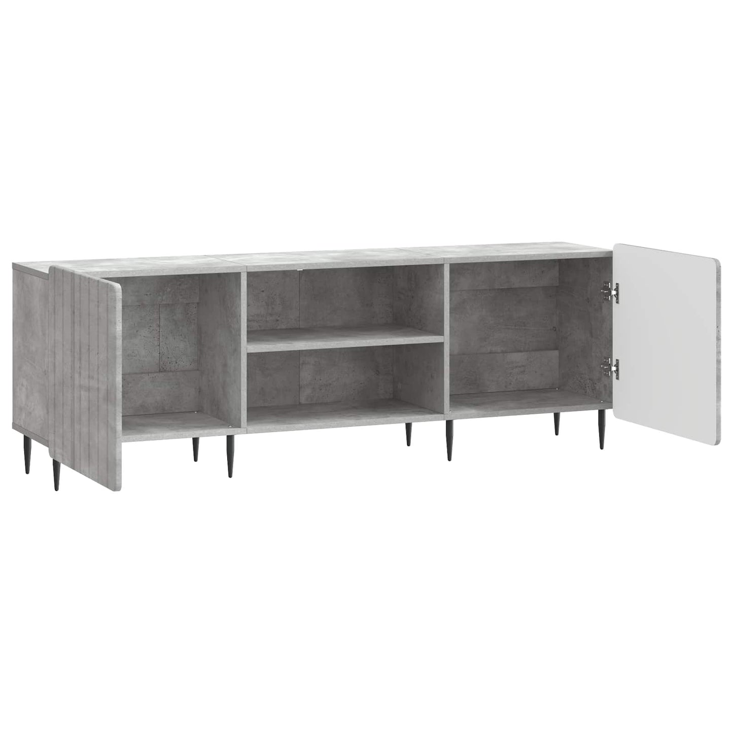 TV Cabinet Concrete Grey 150 x 31 x 52 cm Engineered Wood