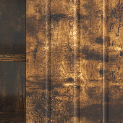 TV Cabinet Smoked Oak 150 x 31 x 52 cm Engineered Wood