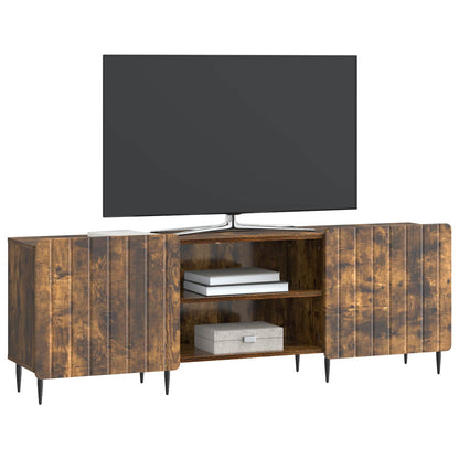 TV Cabinet Smoked Oak 150 x 31 x 52 cm Engineered Wood