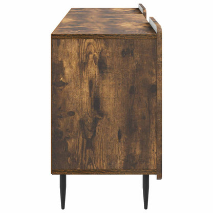 TV Cabinet Smoked Oak 150 x 31 x 52 cm Engineered Wood