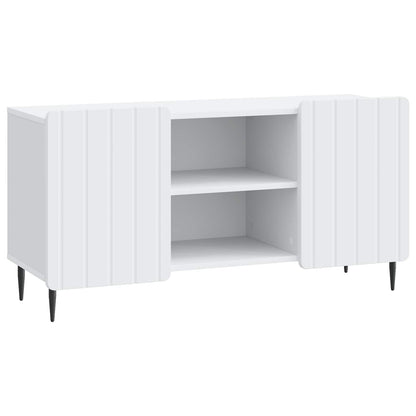TV Cabinet White 102 x 34.5 x 52 cm Engineered Wood