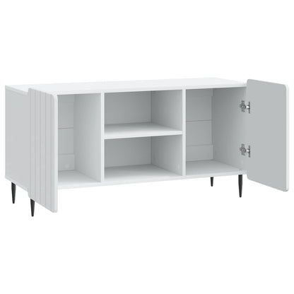 TV Cabinet White 102 x 34.5 x 52 cm Engineered Wood