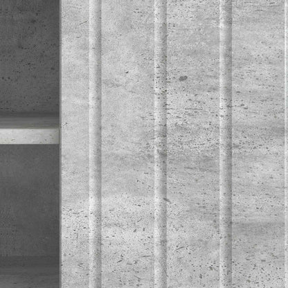 TV Cabinet Concrete Grey 102 x 34.5 x 52 cm Engineered Wood