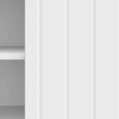 TV Cabinet High Gloss White 102 x 34.5 x 52 cm Engineered Wood