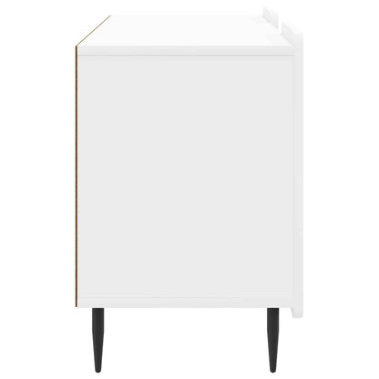 TV Cabinet High Gloss White 102 x 34.5 x 52 cm Engineered Wood