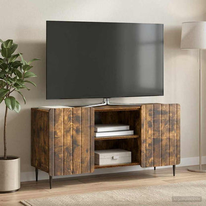 TV Cabinet Smoked Oak 102 x 34.5 x 52 cm Engineered Wood