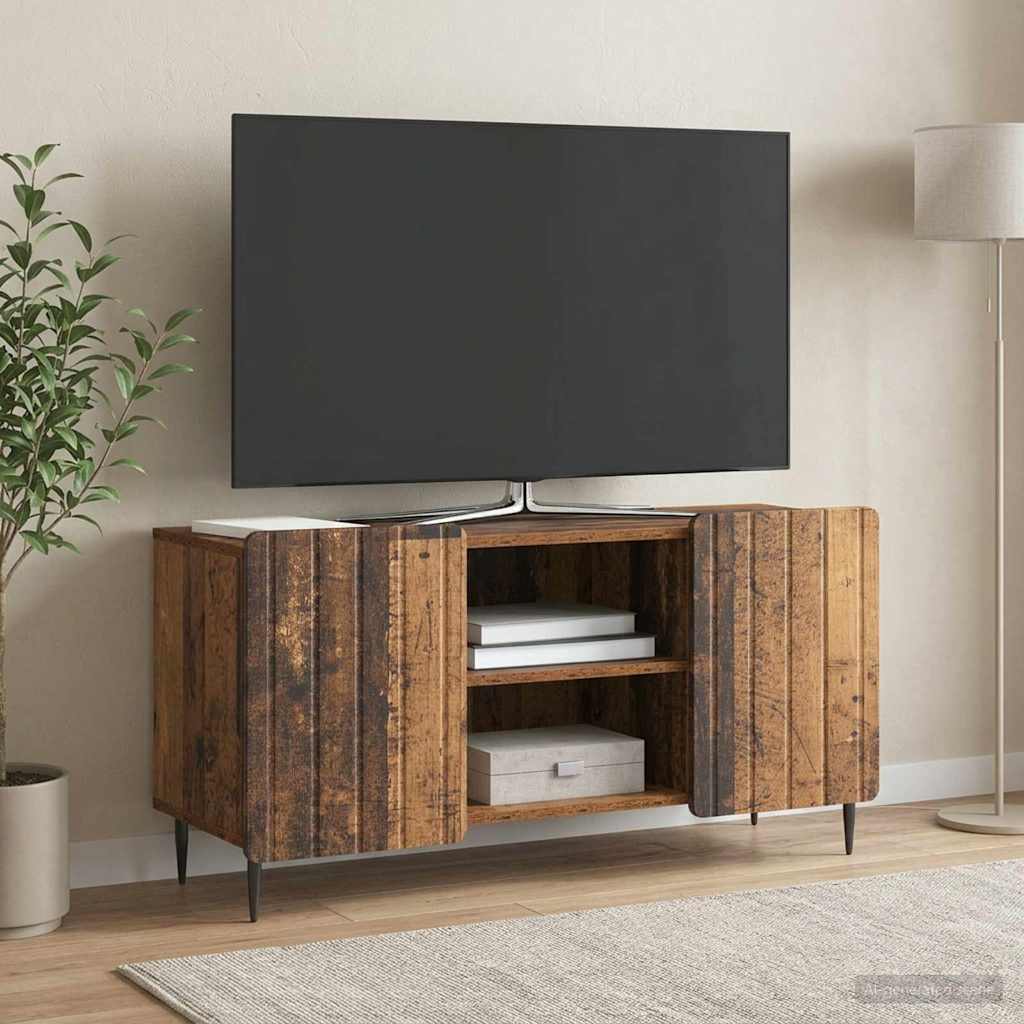 TV Cabinet Old Wood 102 x 34.5 x 52 cm Engineered Wood