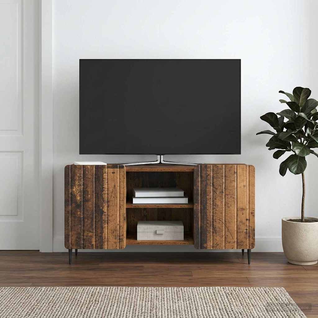 TV Cabinet Old Wood 102 x 34.5 x 52 cm Engineered Wood