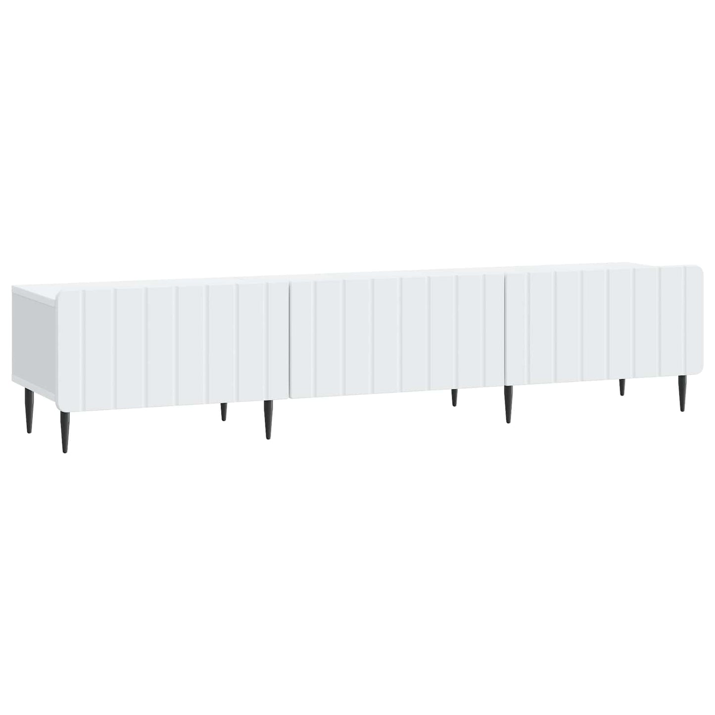 TV Cabinet with Drawer White 147 x 34.5 x 32 cm Engineered Wood