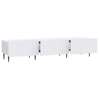 TV Cabinet with Drawer White 147 x 34.5 x 32 cm Engineered Wood