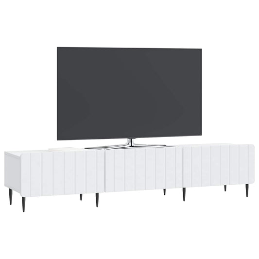 TV Cabinet with Drawer White 147 x 34.5 x 32 cm Engineered Wood