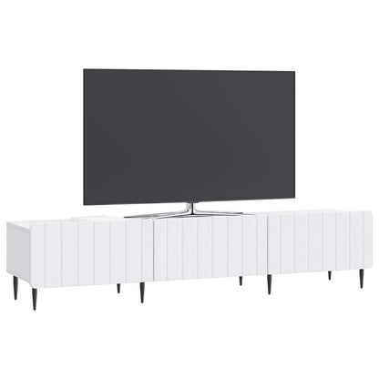 TV Cabinet with Drawer White 147 x 34.5 x 32 cm Engineered Wood