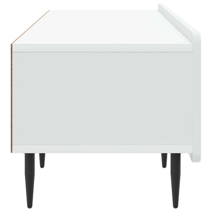 TV Cabinet with Drawer White 147 x 34.5 x 32 cm Engineered Wood