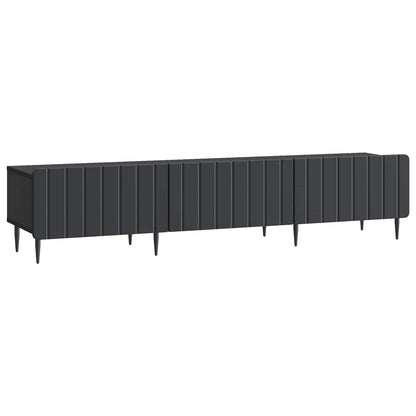 TV Cabinet with Drawer Black 147 x 34.5 x 32 cm Engineered Wood