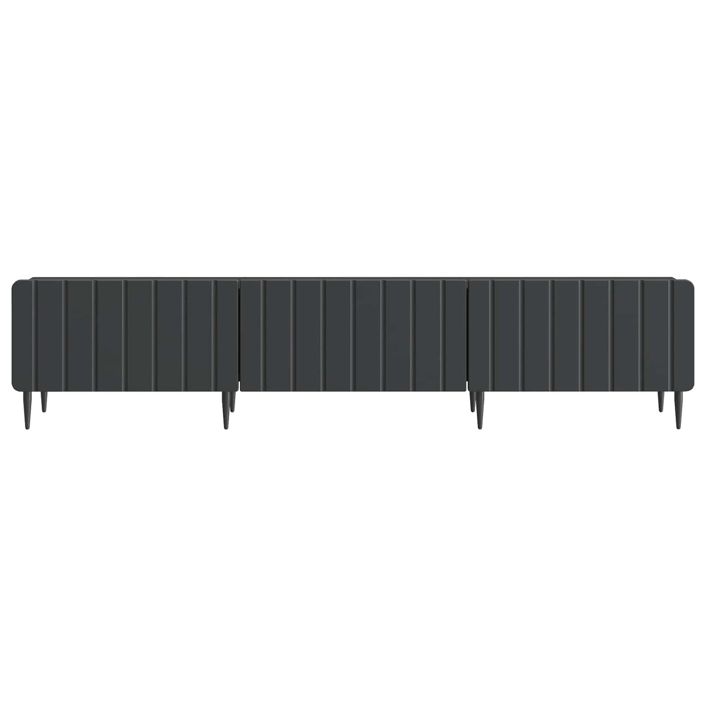 TV Cabinet with Drawer Black 147 x 34.5 x 32 cm Engineered Wood