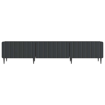 TV Cabinet with Drawer Black 147 x 34.5 x 32 cm Engineered Wood