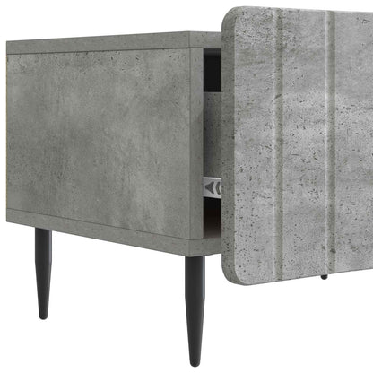 TV Cabinet Concrete Grey 147 x 34.5 x 32 cm Engineered Wood