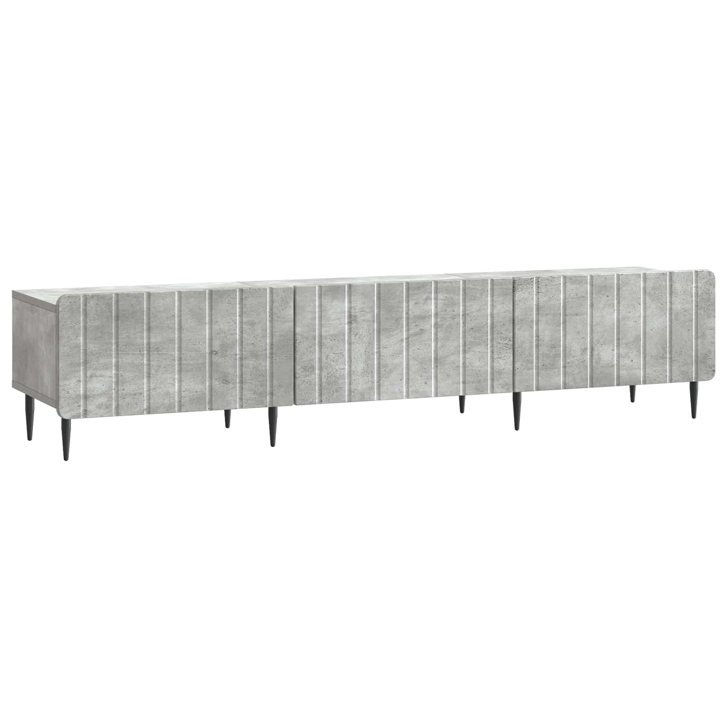 TV Cabinet Concrete Grey 147 x 34.5 x 32 cm Engineered Wood