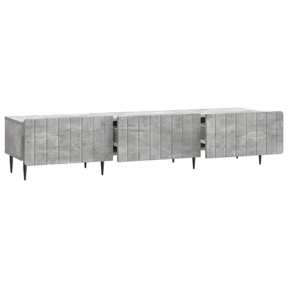 TV Cabinet Concrete Grey 147 x 34.5 x 32 cm Engineered Wood