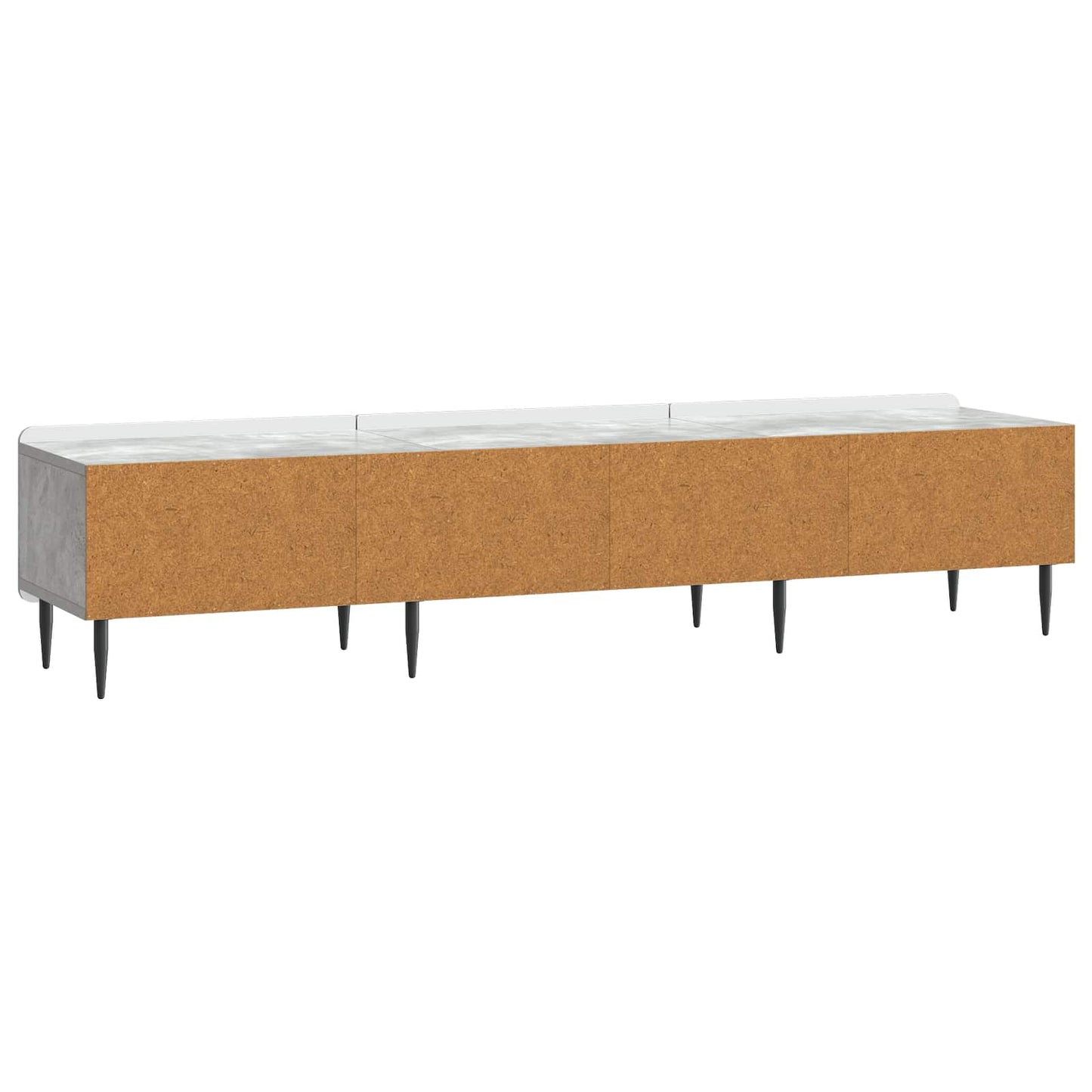 TV Cabinet Concrete Grey 147 x 34.5 x 32 cm Engineered Wood