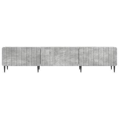 TV Cabinet Concrete Grey 147 x 34.5 x 32 cm Engineered Wood