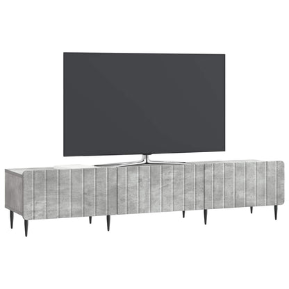 TV Cabinet Concrete Grey 147 x 34.5 x 32 cm Engineered Wood
