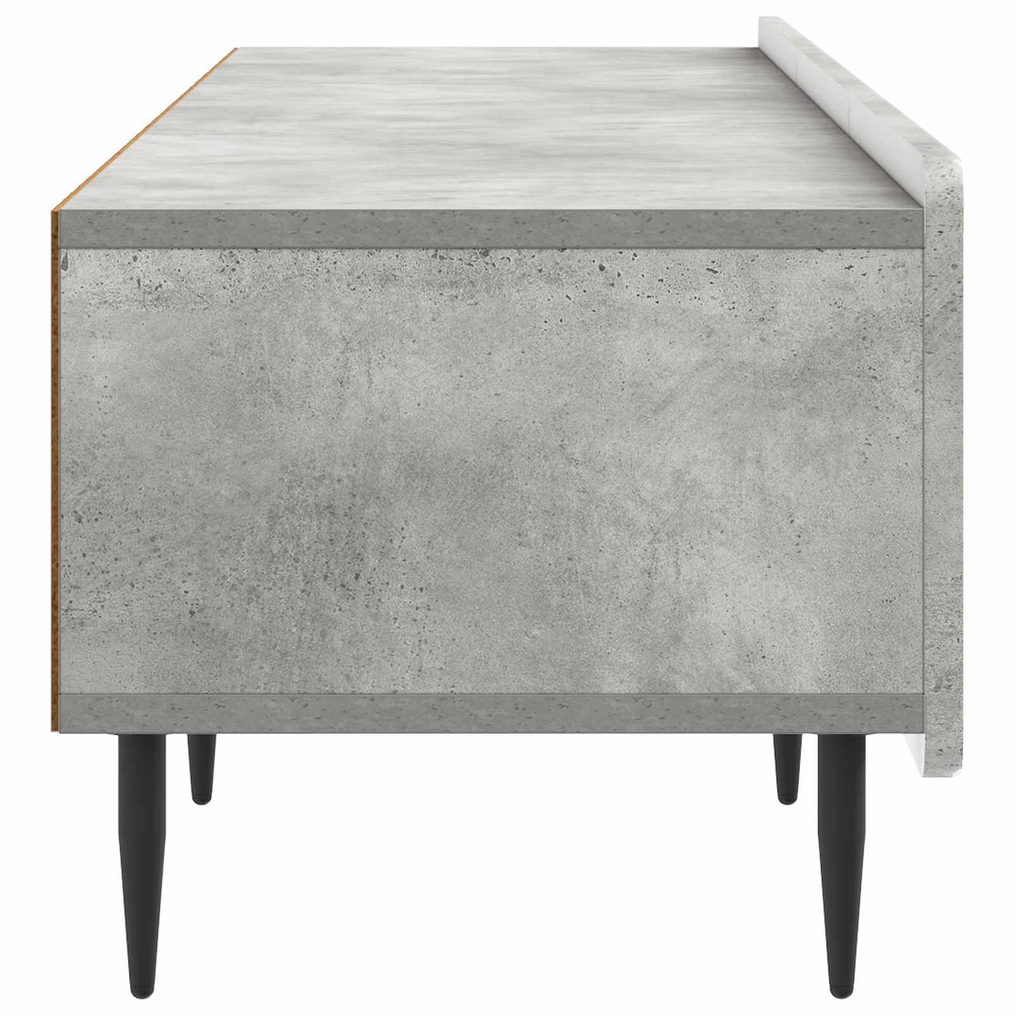 TV Cabinet Concrete Grey 147 x 34.5 x 32 cm Engineered Wood