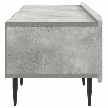 TV Cabinet Concrete Grey 147 x 34.5 x 32 cm Engineered Wood