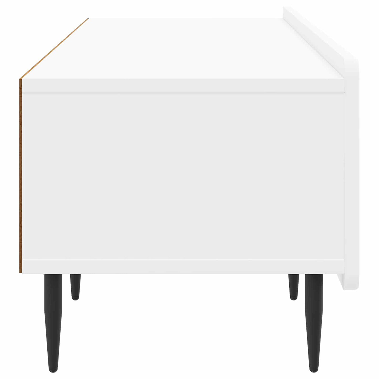 TV Cabinet High Gloss White 147 x 34.5 x 32 cm Engineered Wood