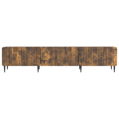TV Cabinet Smoked Oak 147 x 34.5 x 32 cm Engineered Wood