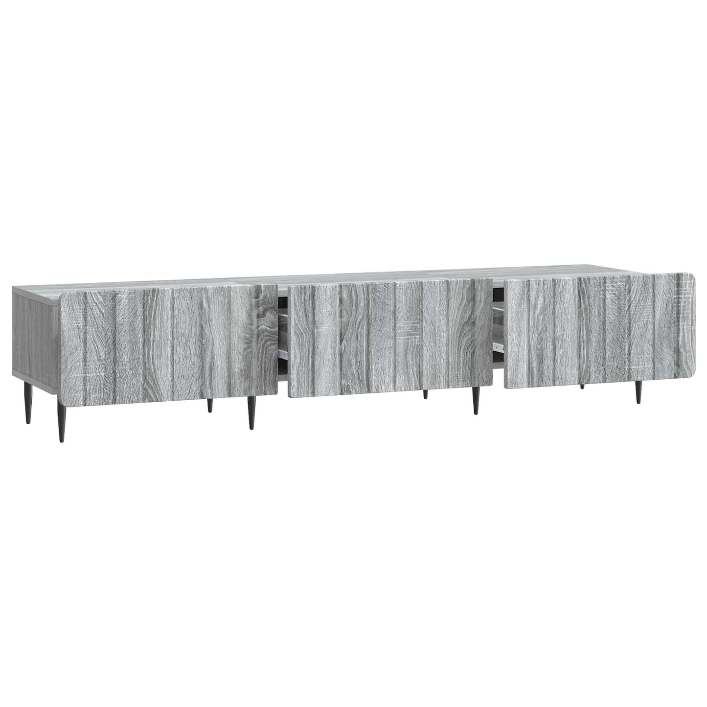 TV Cabinet Grey Sonoma 147 x 34.5 x 32 cm Engineered Wood