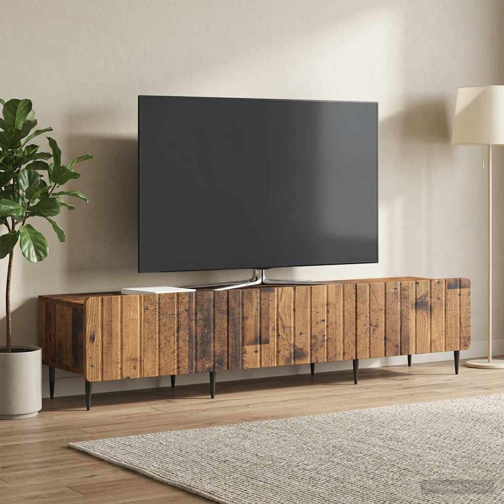 TV Cabinet Old Wood 147 x 34.5 x 32 cm Engineered Wood