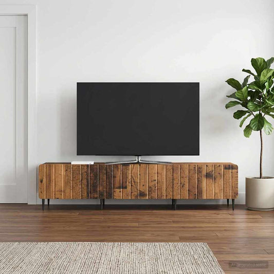 TV Cabinet Old Wood 147 x 34.5 x 32 cm Engineered Wood