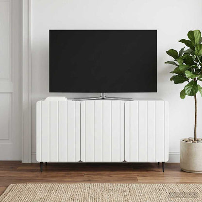 TV Cabinet White 99 x 34.5 x 52 cm Engineered Wood