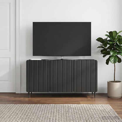 TV Cabinet Black 99 x 34.5 x 52 cm Engineered Wood